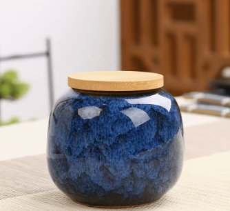 Small Blue Urn
